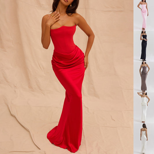 Long Dress Sexy Fashion Backless Party Evening Dresses