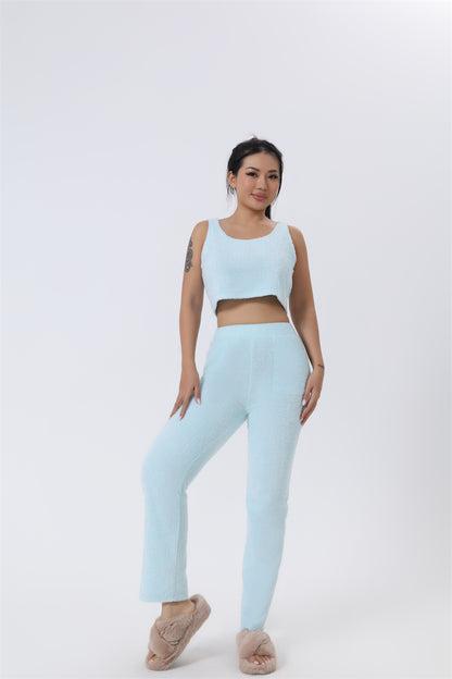 Women's 3-Piece Cozy Pajama Set – Warm Winter Loungewear