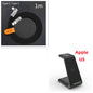 3-in-1 Wireless Charging Station – Fast Charger Dock & Phone Stand