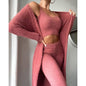 Women's 3-Piece Cozy Pajama Set – Warm Winter Loungewear