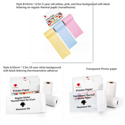 Mini Bluetooth Thermal Label & Photo Printer – Portable & Wireless