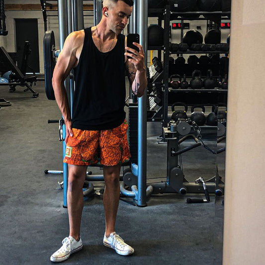 Men Devil Fruit Manga Sports Shorts To Gym Fit