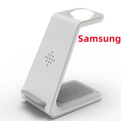 3-in-1 Wireless Charging Station – Fast Charger Dock & Phone Stand