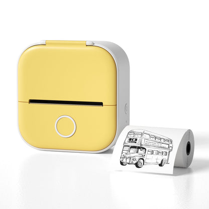 Mini Bluetooth Thermal Label & Photo Printer – Portable & Wireless