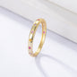 S925 Sterling Silver Colored Zircon Ring For Women