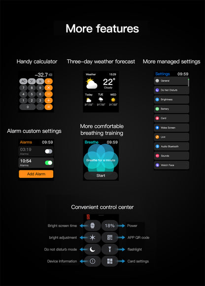 Unisex Smart Waterproof Watch