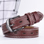 Men's And Women's Belts Hollow Out All-match Korean Denim Dress Belts